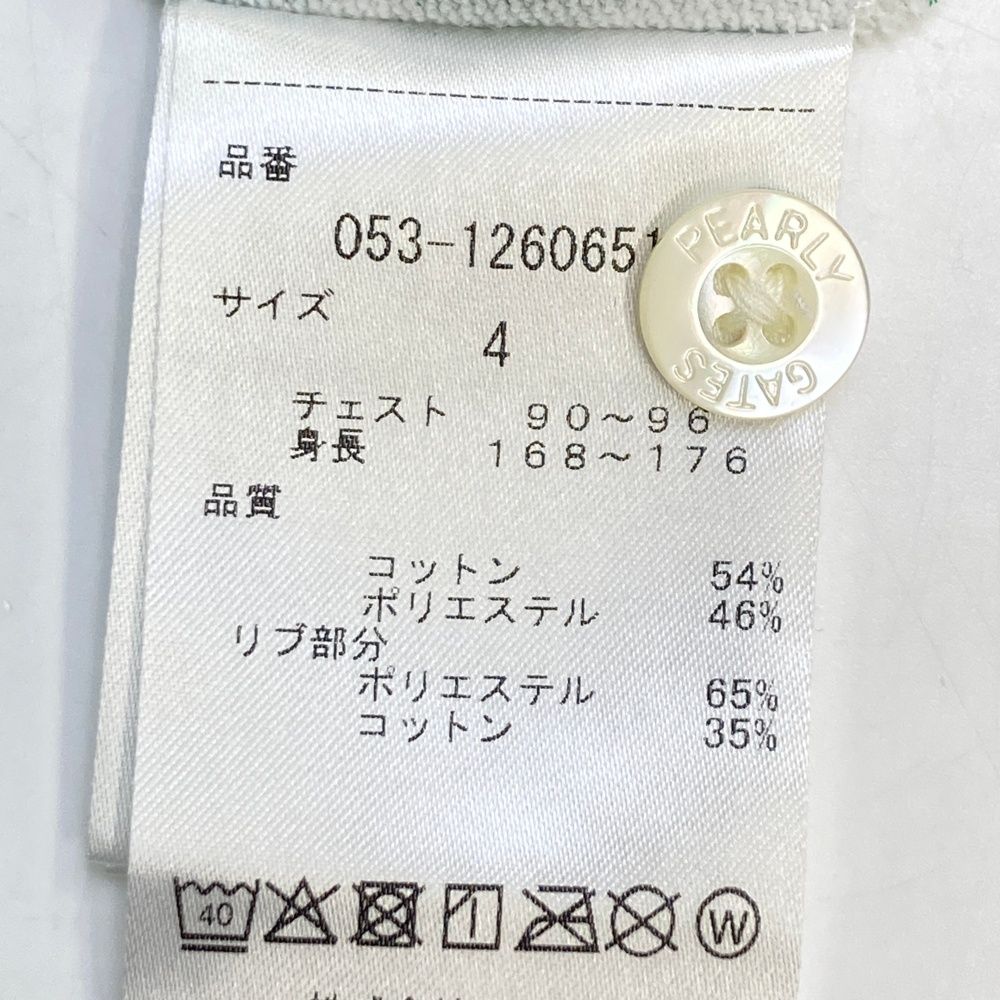 サイズ：4 PEARLY GATES パーリーゲイツ 半袖ポロシャツ 総柄