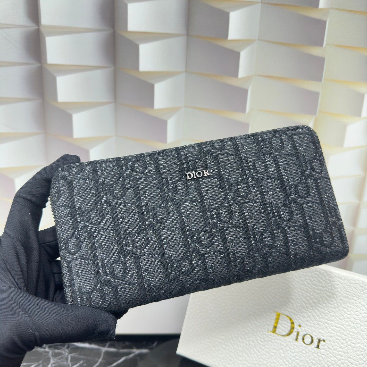 新品   デイオール dior レデイース 長財布 アンプラント 長財布