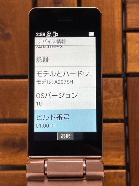 新品同様 使用少 SIMフリー SoftBank かんたん携帯11 ゴールド
