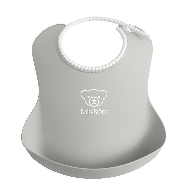 [ベビービョルン] ベビースタイ グレー よだれかけ スタイ お食事エプロン BabyBjorn 単品