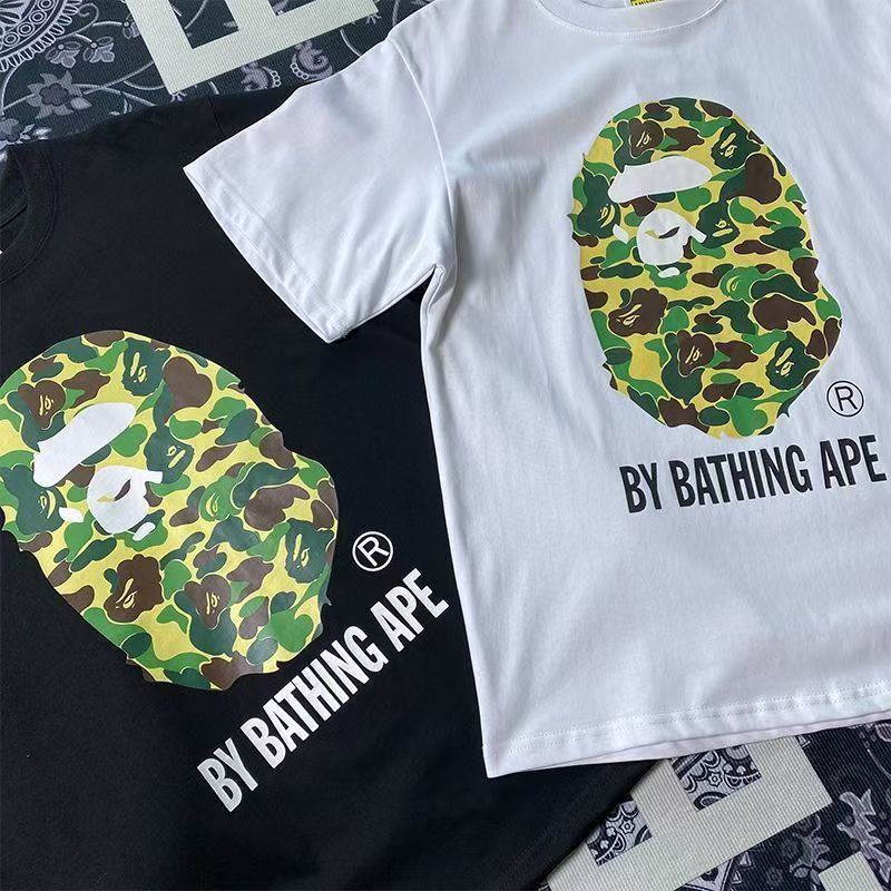大人気] アベイシングエイプ Tシャツ 大猿 鎌 旗 王冠