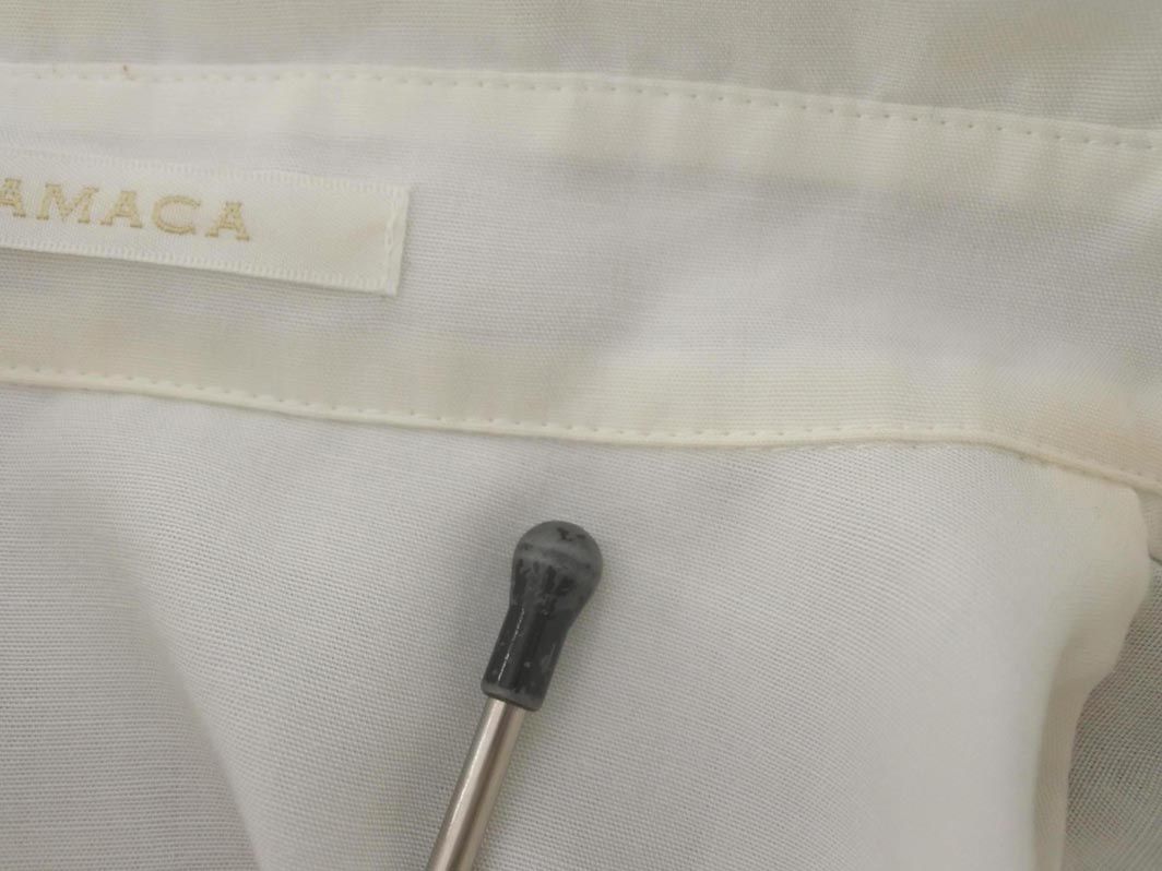 AMACA アマカ ブラウス シャツ size38/白 □◇ レディース