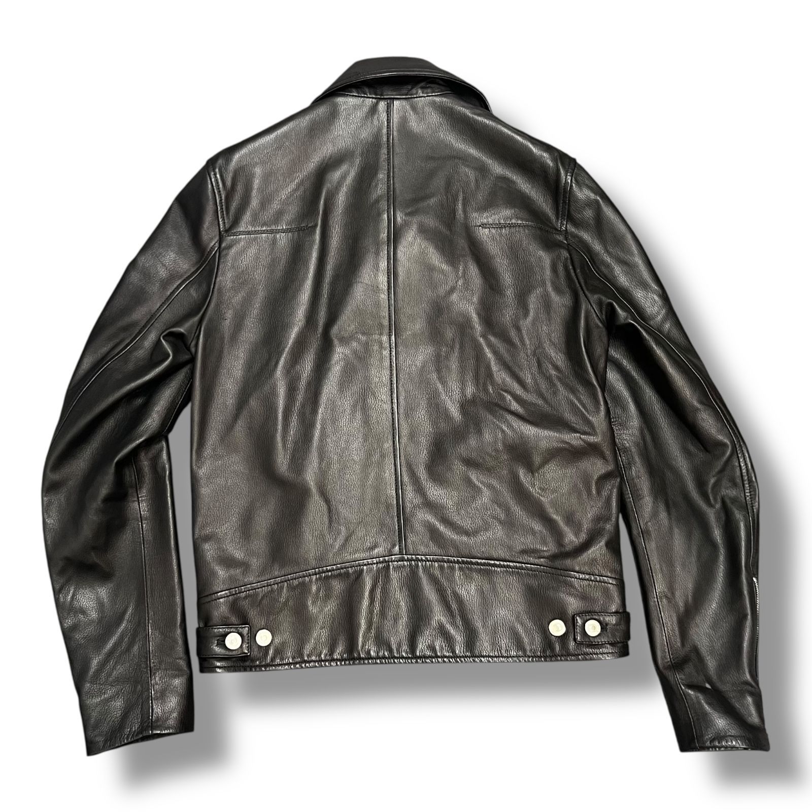 国内正規 Dior Homme ラムレザージャケット ダブルライダース