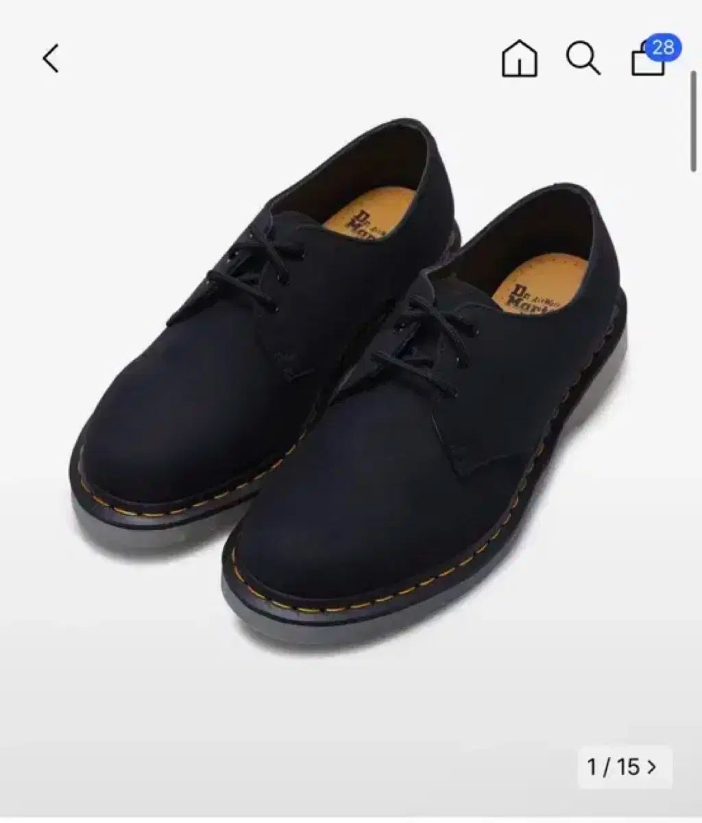 DR. MARTENS ドクターマーチン 1461 アイス 黒 WP 27802001