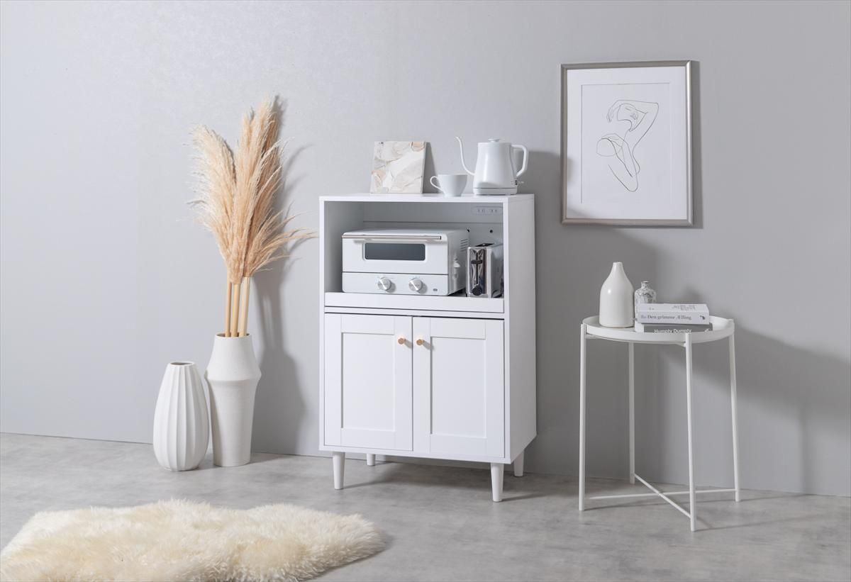 ♪コンパクト レンジボード［幅60cm］ 2024 レンジ台 キッチン収納