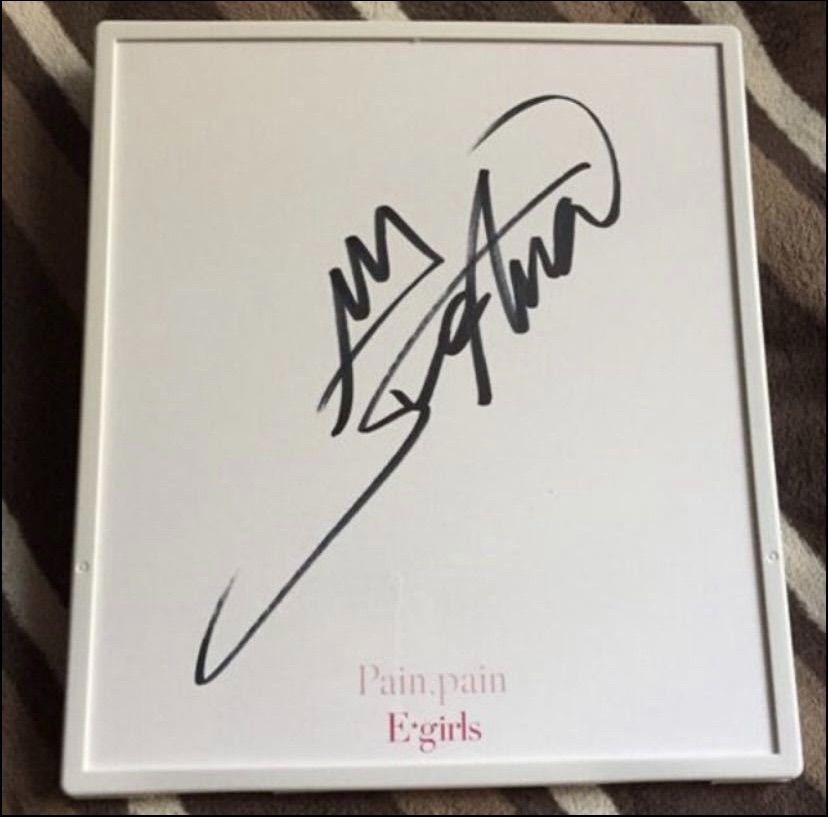 E-girls☆Pain,Pain☆須田アンナ 直筆サイン色紙☆ - メルカリ