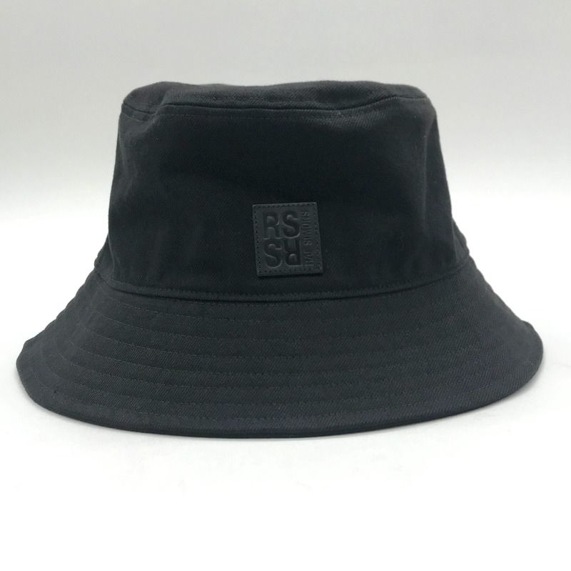 ラフシモンズRAF SIMONS バゲットハットブラック黒美品