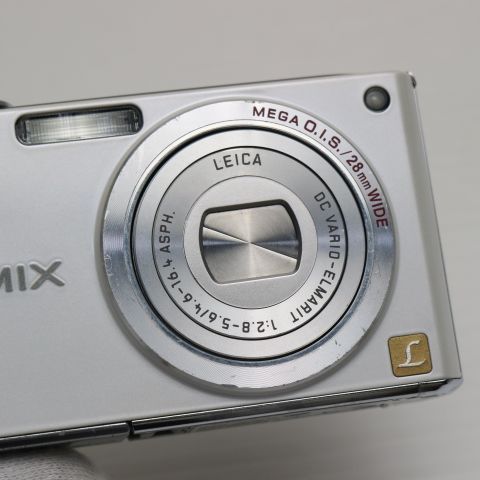 美品 DMC-FX33 シェルホワイト 即日発送 Panasonic LUMIX デジカメ 