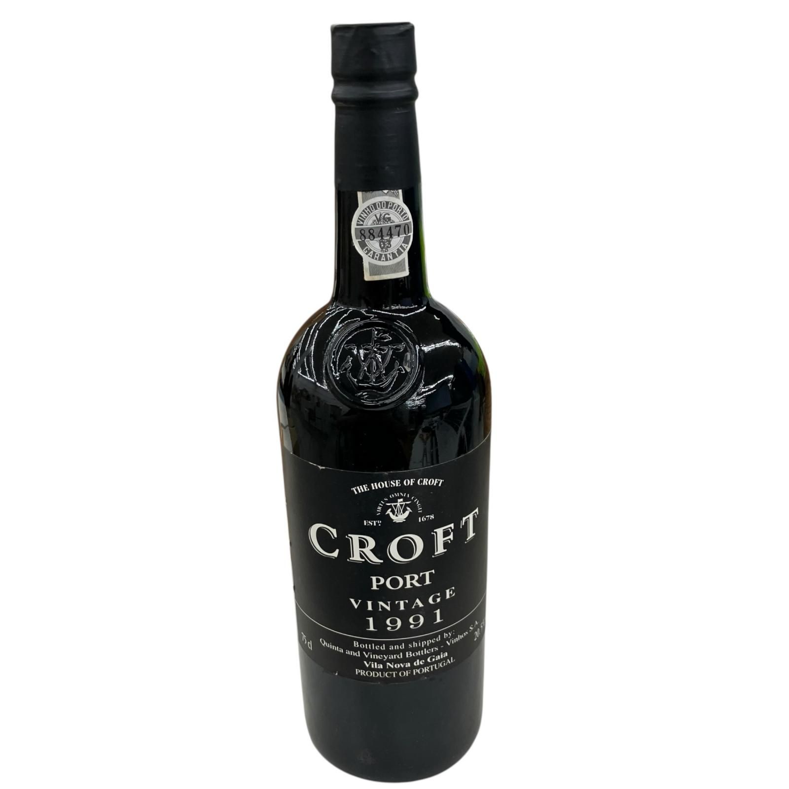 186000 新品未使用 CROFT PORT VINTAGE 1991年 ヴィンテージワイン　1991年 [0000000000987] 186000 新品未使用 CROFT PORT VINTAGE 1991年 ヴィンテージワイン
