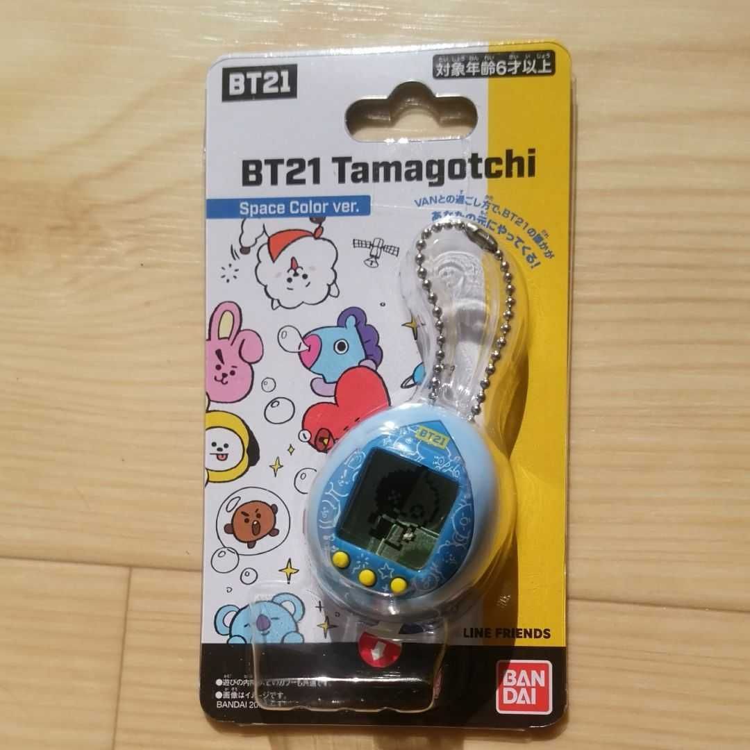 BT21 たまごっち space color ver（青）・baby style ver（黄