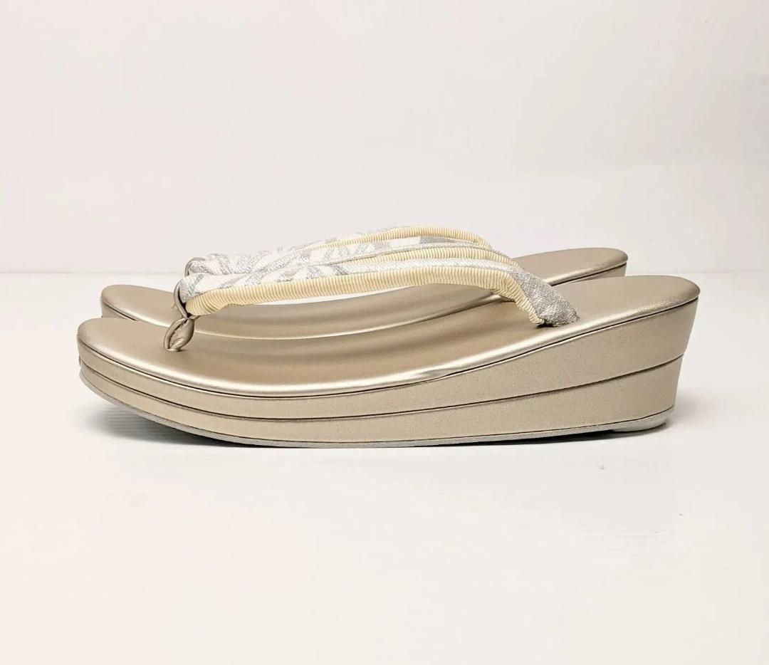 草履 バッグ セット 古典 正絹 帯地 振袖 フォーマル フリーサイズ u16