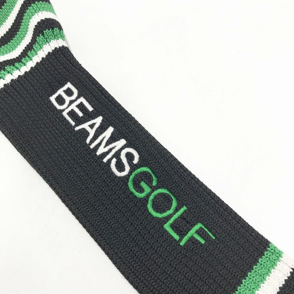 BEAMS GOLF ビームスゴルフ  ニット ヘッドカバー 2点セット ボーダー柄 ブラック系 DR、FW [240101252381] ゴルフウェア ストスト