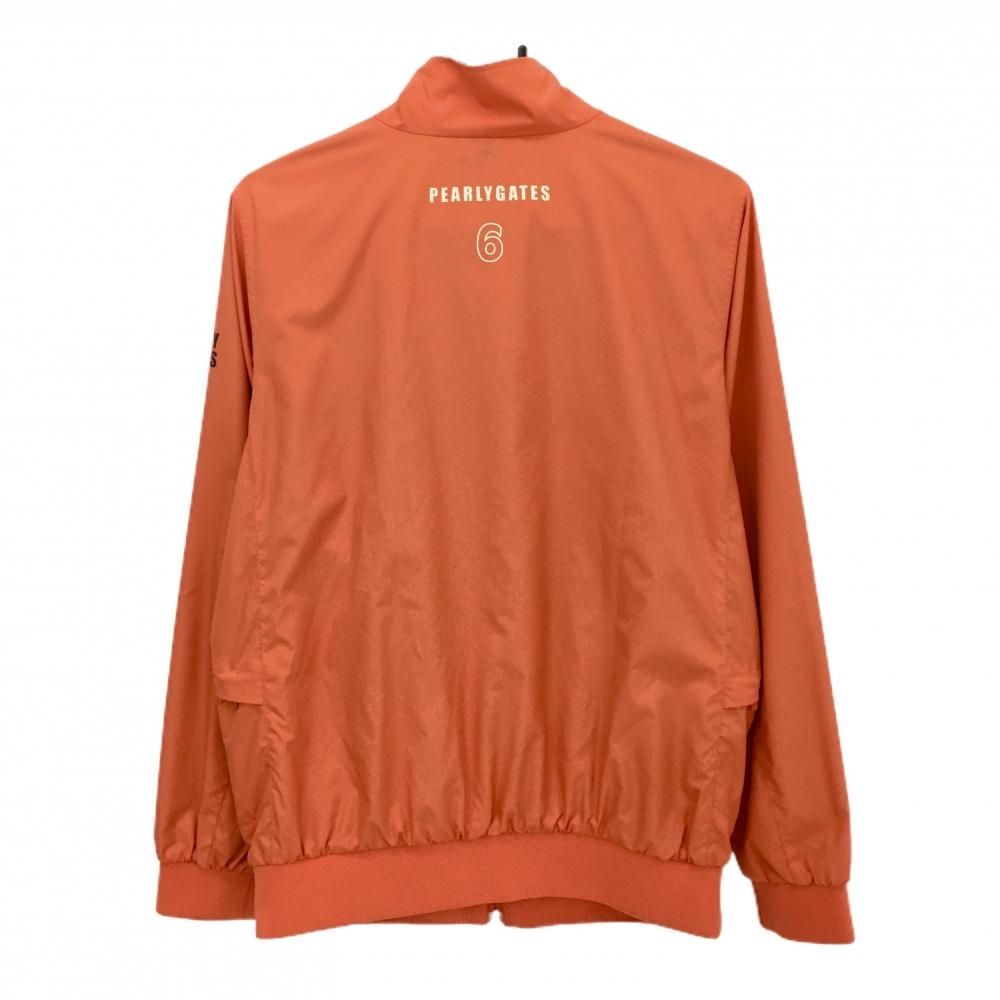 パーリーゲイツ ジャケットブルゾン オレンジ ロゴ白 蓄熱裏地