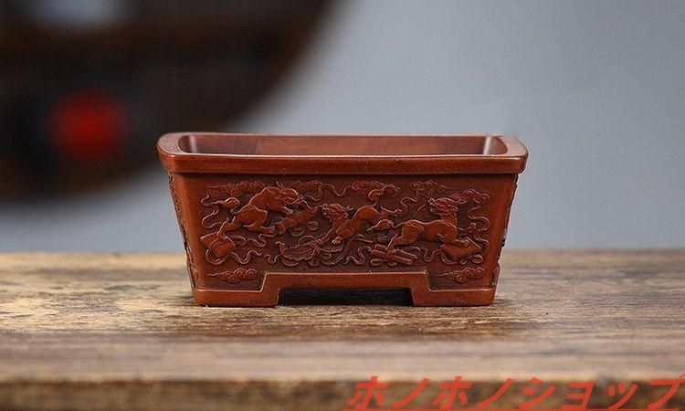 浅海棠鉢 中国宜興 紫砂の鉢 盆栽鉢 植木鉢 小品盆栽鉢 大品盆栽鉢 浅海棠鉢 中国宜興 紫砂の鉢 盆栽鉢 植木鉢 小品盆栽鉢 大品