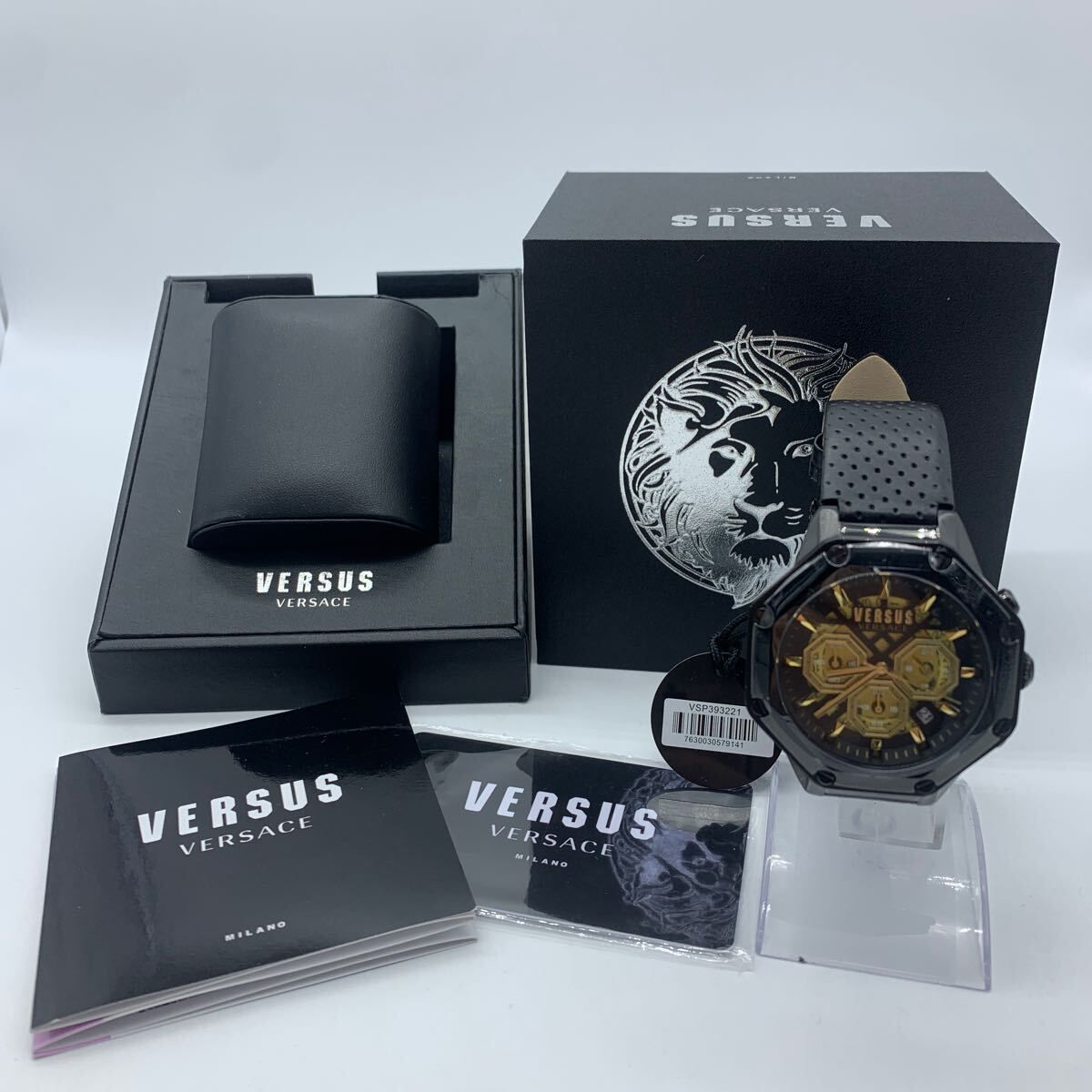 Versus Versace 腕時計 メンズ ブラック VSP393221