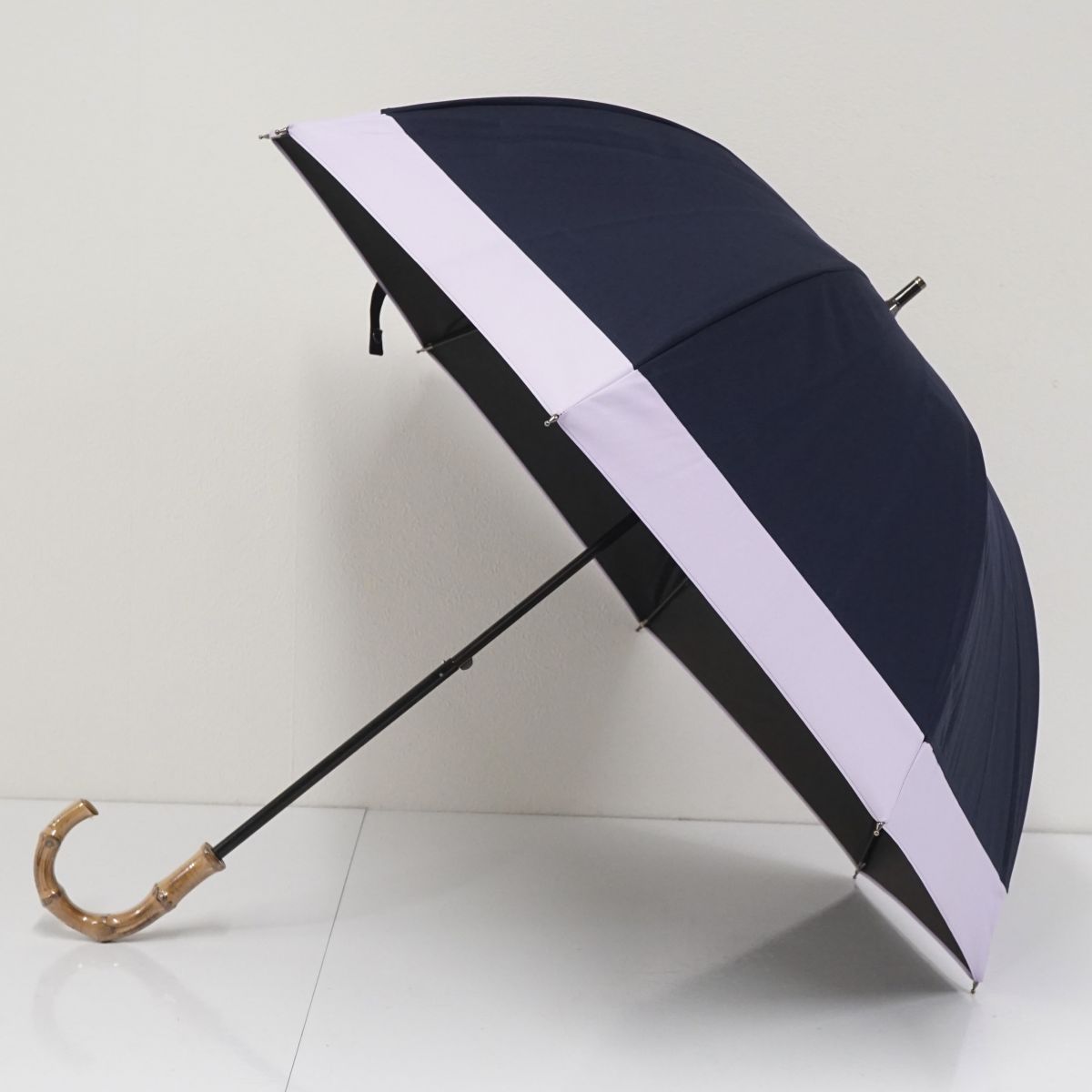 芦屋ロサブラン 完全遮光日傘 USED美品 ショートサイズ ネイビー 50cm 芦屋ロサブラン 完全遮光日傘 USED美品 ショートサイズ コンビ
