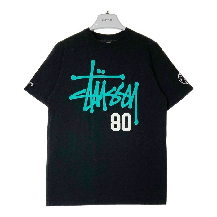STUSSY ステューシー LOCAL COLOR BIG4 80 Tシャツ ブラック sizeL