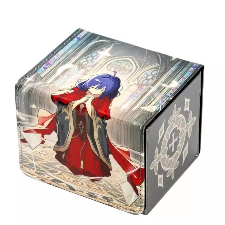 遊戯王 粛声の祈り手 ロー レザーデッキケース 遊戯王 粛声の祈り手 ロー レザーデッキケース