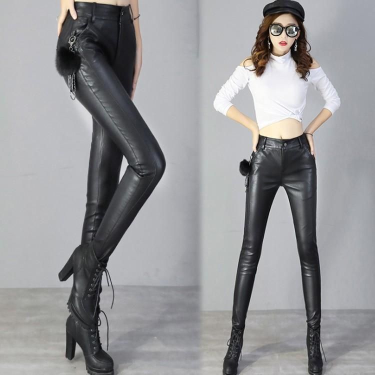 レザーパンツ レディース　スキニー　革パン　バイクパンツ バイク用レザーパンツ　革パンツ　ストレート ライダースパンツ フェイクレザーPU革　モーターパンツ レザーパンツ レディース スキニー 革パン バイクパンツ バイク用