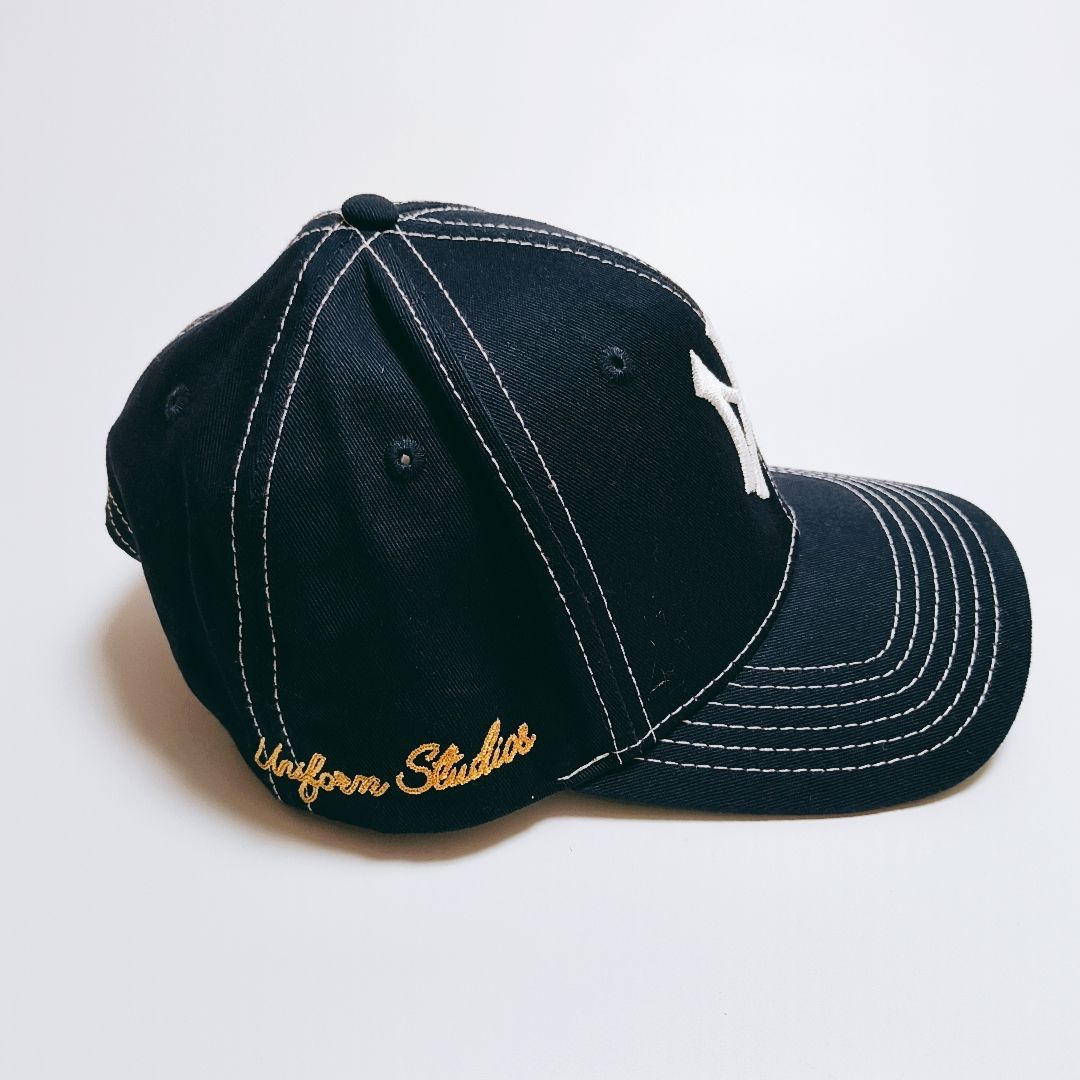 新品未使用・日本未発売】UNIFORM STUDIOS キャップ 反転NYロゴ
