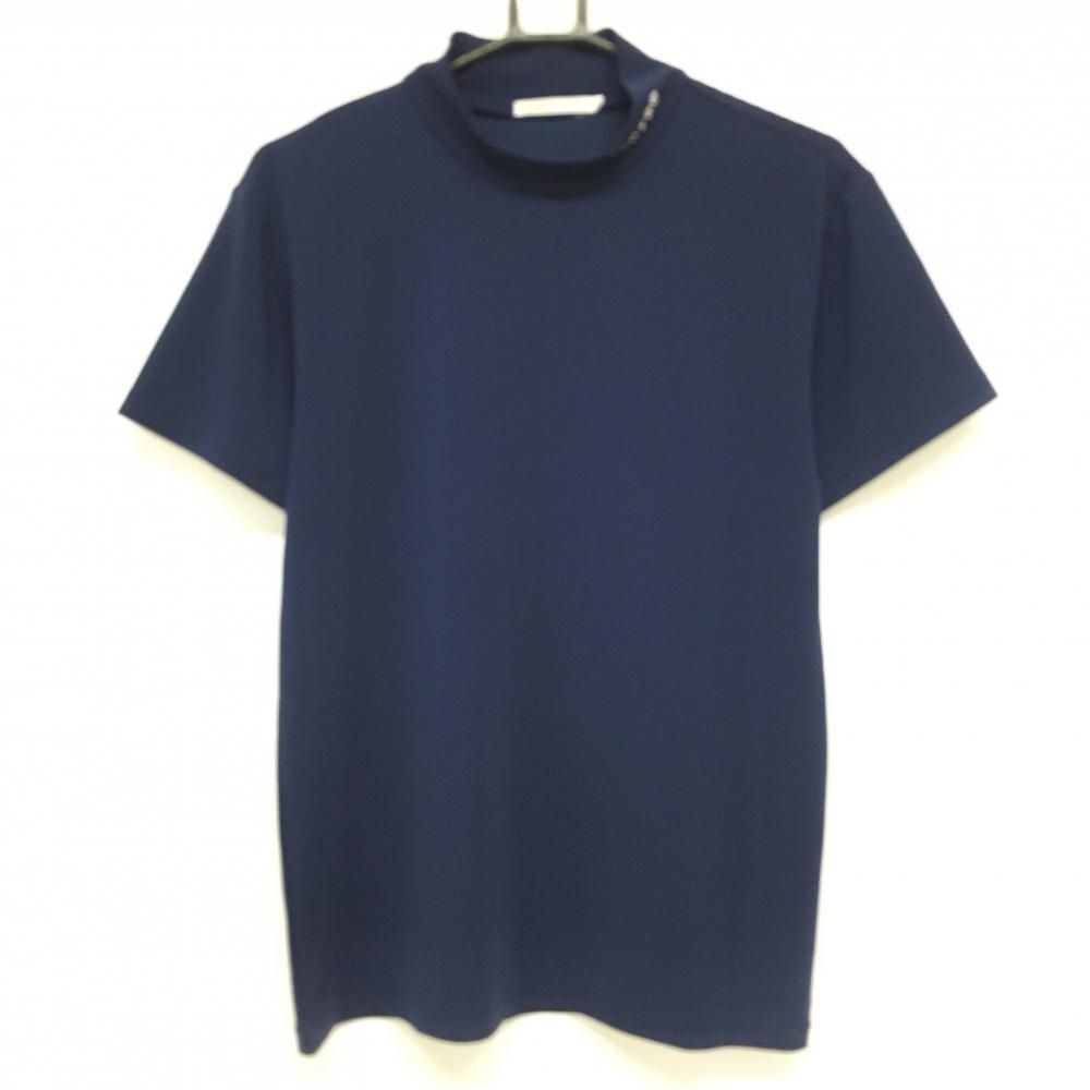 美品　monzee ハイネックシャツ ☆SALE価格☆【超美品】モンジー 長袖ハイネックシャツ 杢グレー