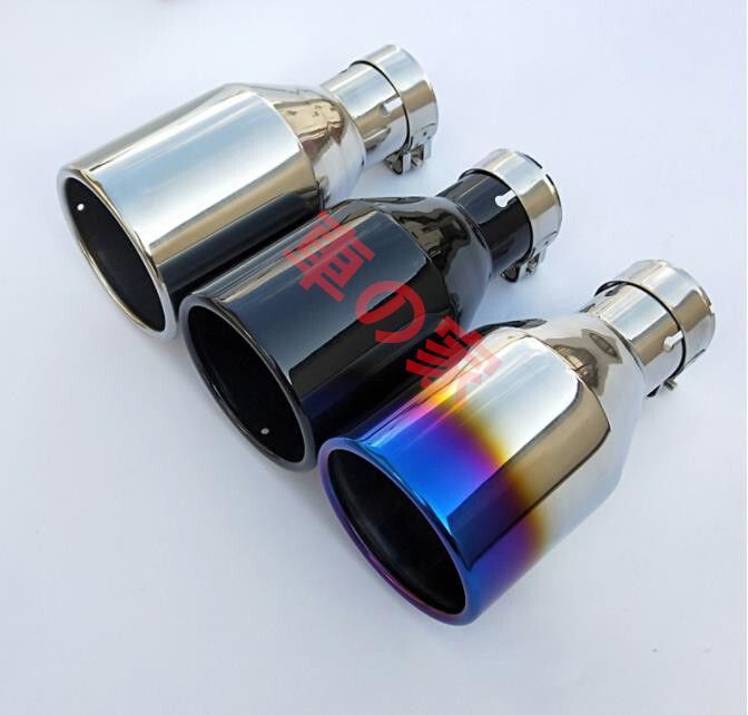 サイド2Pセット トヨタ マークX 2009-2016 GRX130 マフラーカッター テールパイプ デュアル出し 3色可選 60-114