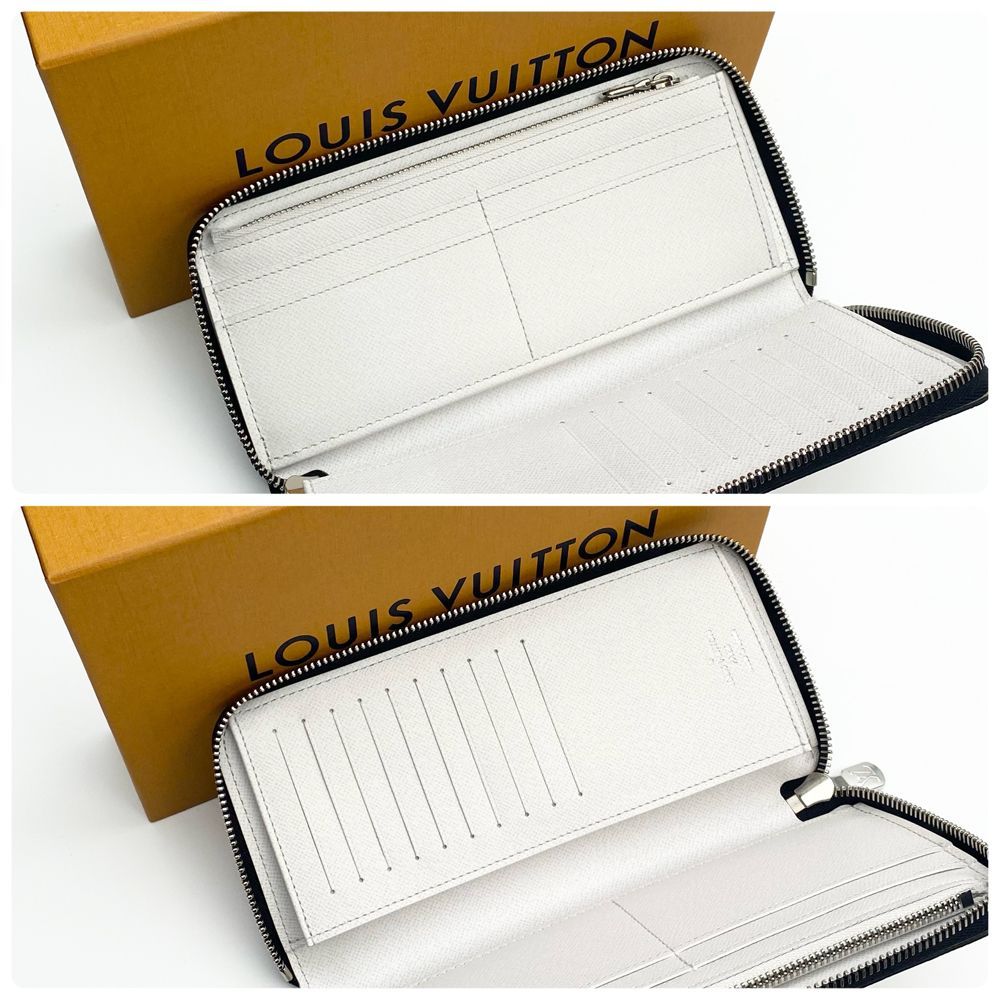 現行 綺麗 ルイヴィトン タイガラマ ジッピーウォレット ヴェルティカル 白 新型】ルイヴィトン タイガラマ ヴェルティカル ホワイト 白 グレー 長財布