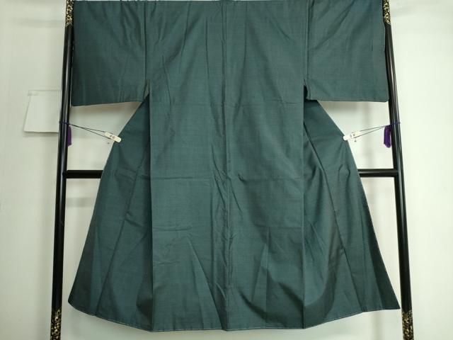 平和屋着物□極上 男性 本場大島紬 アンサンブル 長羽織 100亀甲 総  