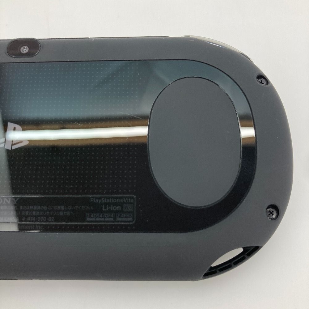  05 w 15209 T PS VITA PlayStation 本体 箱あり PCH-2000 ブラック 動作 み 品 本体 PS Vita(ヴィータ)