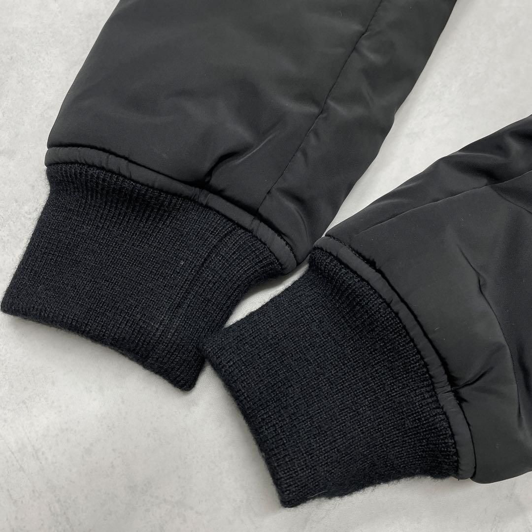 MOSCHINO モスキーノ ライダースコート 中綿 ダブル ロング 異素材