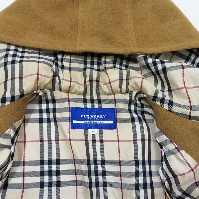 美品 バーバリーブルーレーベル BURBERRY BLUE LABEL ジップ
