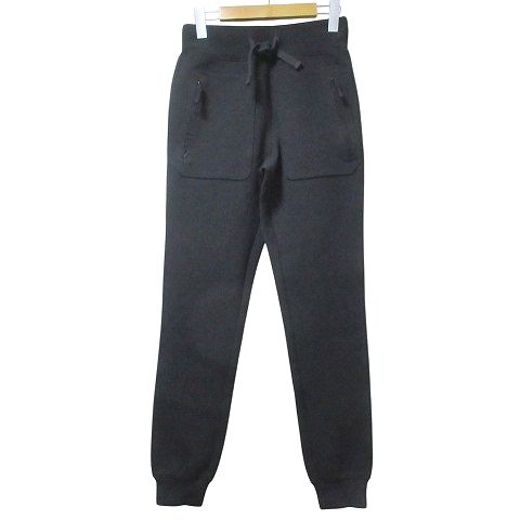 アスペジ ASPESI 美品 ジョガーパンツ ダンボールニット XS ブラック 