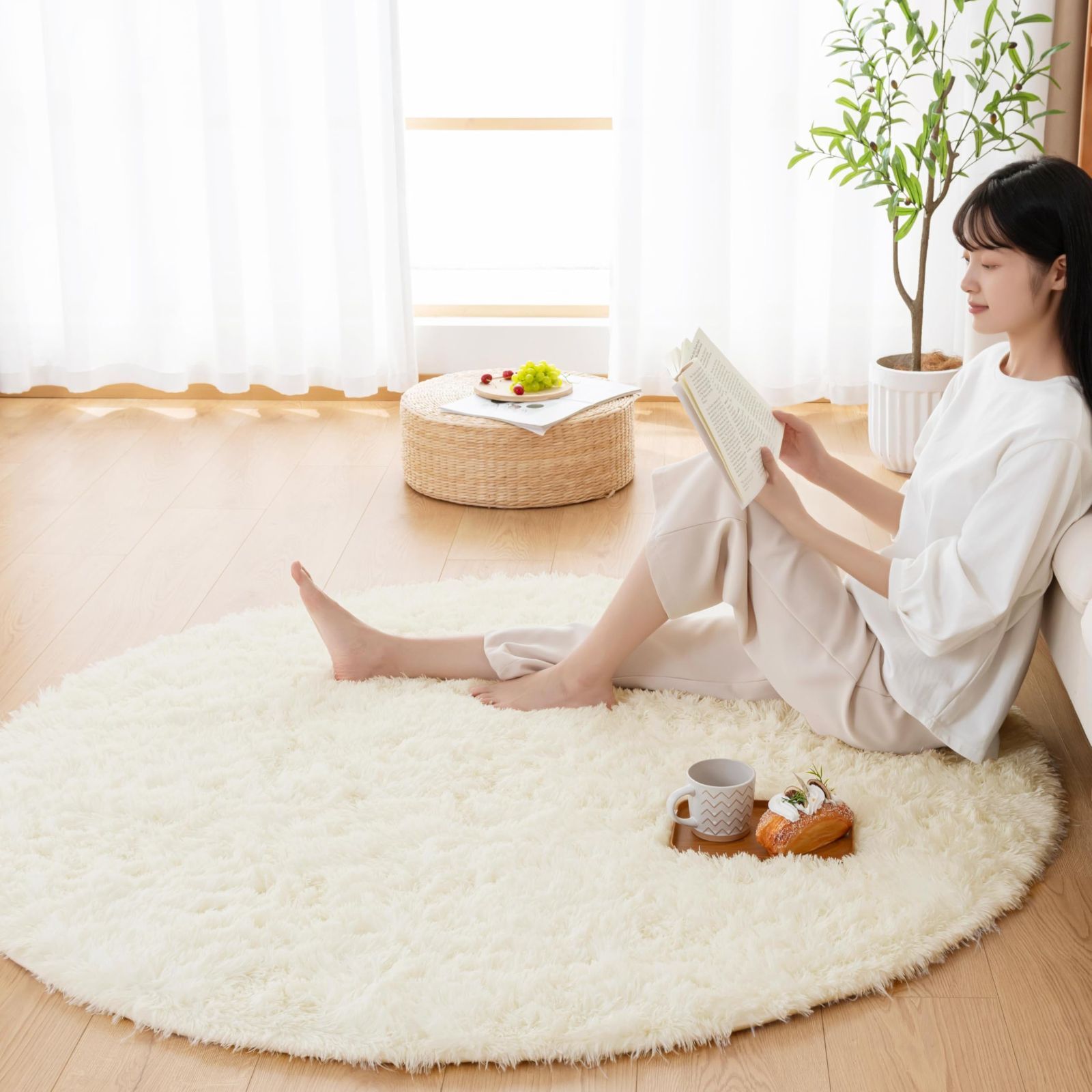 最高 ラグマット × 高品質 カーペット 洗えるラグ 滑り止め付M