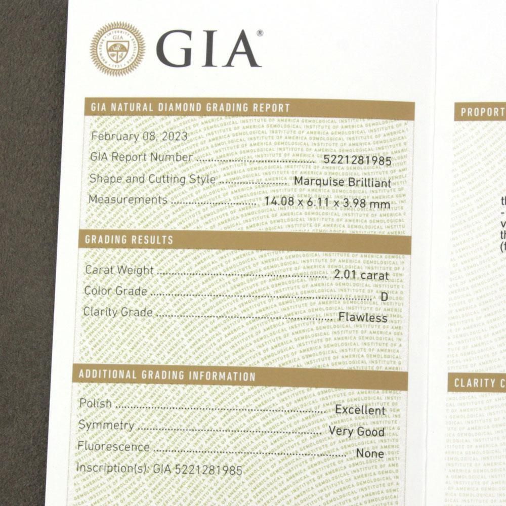 純粋無垢の超絶美！ GIA 2ct D FL type2a ダイヤモンド ルース - メルカリ