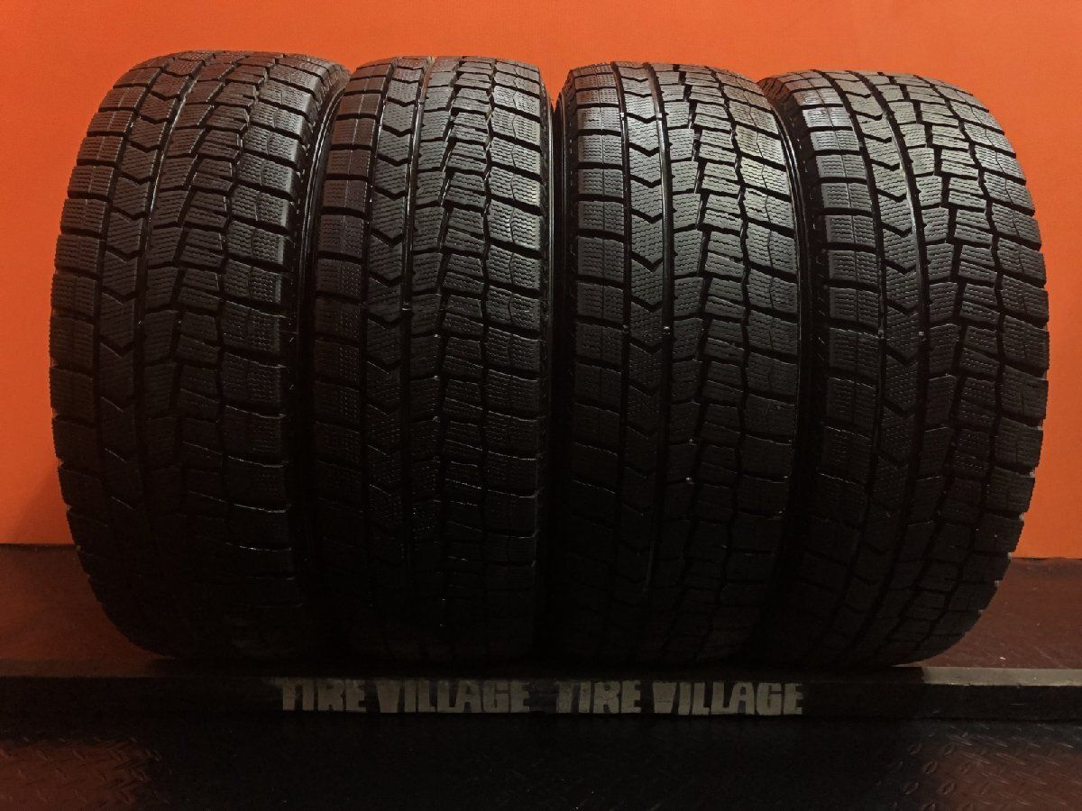 DUNLOP WINTERMAXX WM02 205/60R16 16インチ スタッドレス 4本 20年製 バリ溝 ノア ヴォクシー ステップワゴン等　(KTH057)