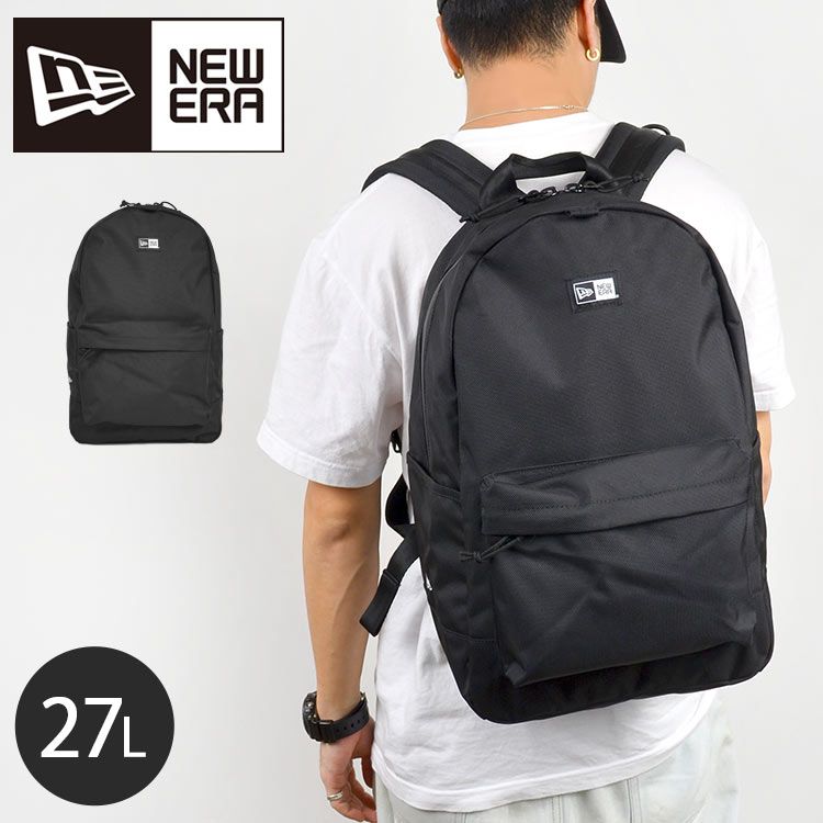 リュック 大容量 NEWEAR ニューエラ リュックサック メンズ レディース ユニセックス リュック 通学 通勤 27L 軽量 軽い 黒 ブラック シンプル ブランド おしゃれ バックパック 鞄 カバン 男性 