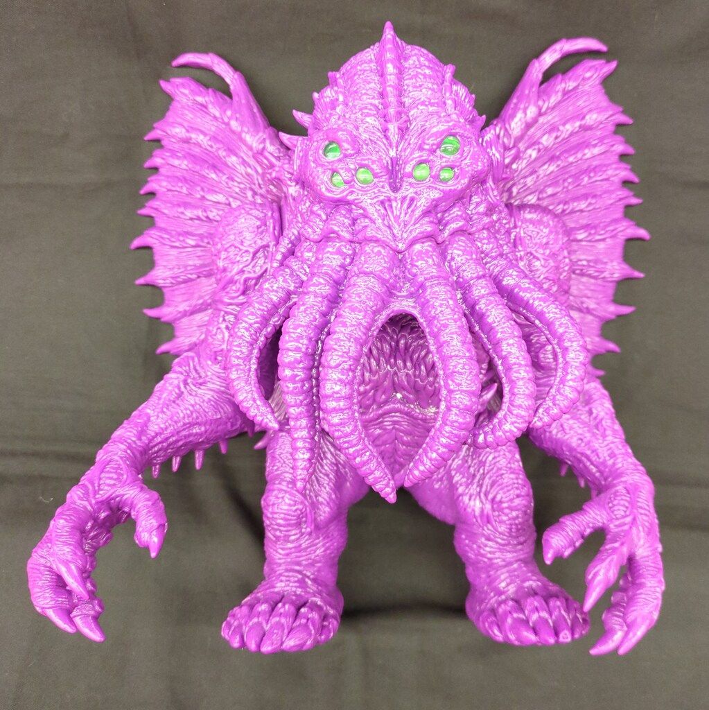 52TOYS/ODDCRAFT JAMES GROMAN Cthulhu 紫成型
