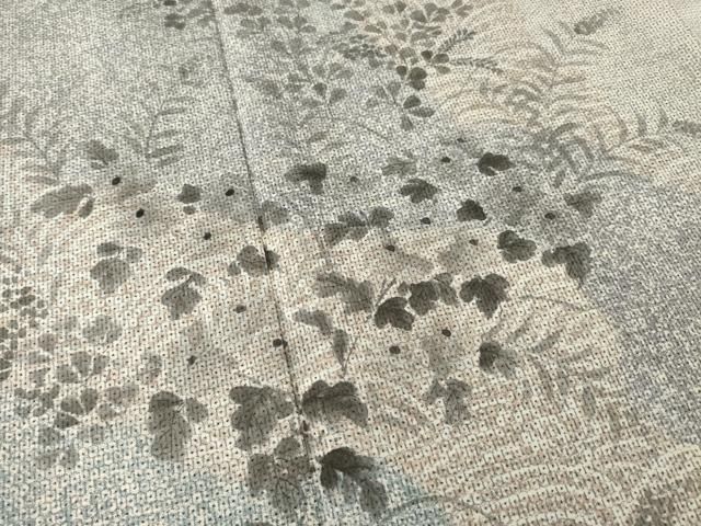 平和屋着物○本場大島紬 訪問着 100亀甲 草花文 正絹 逸品 AAAZ4961ck