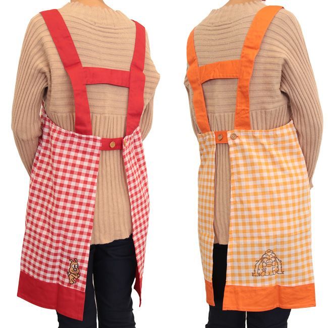 「それいけ！アンパンマン」大人用エプロン③（非売品・新品） 送料無料 アンパンマン 大人用 エプロン 約77×55cm ピンク