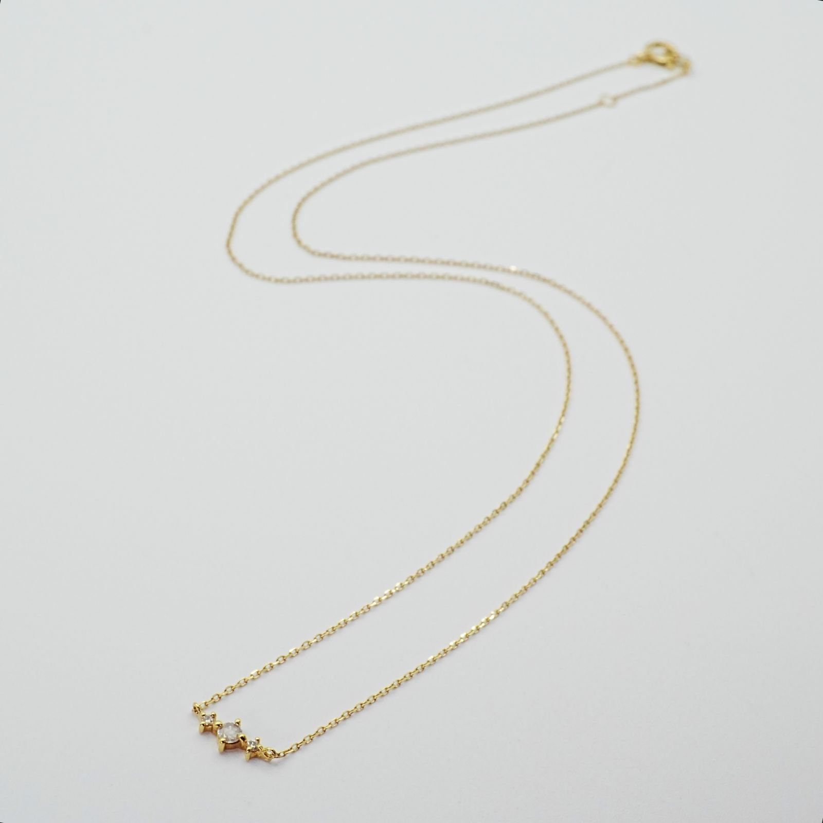 アーカー エスポワール　ネックレス　k18 ダイヤ アーカー K18 ダイヤモンド エスポワール ネックレス/25-25S