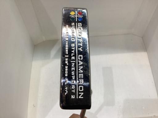 タイトリスト SCOTTY CAMERON STUDIO STYLE NEWPORT 2 350G 33インチ パター PT スチール フレックスその他 メンズ 男性用 右利き 右用 Cランク ゴルフクラブ
