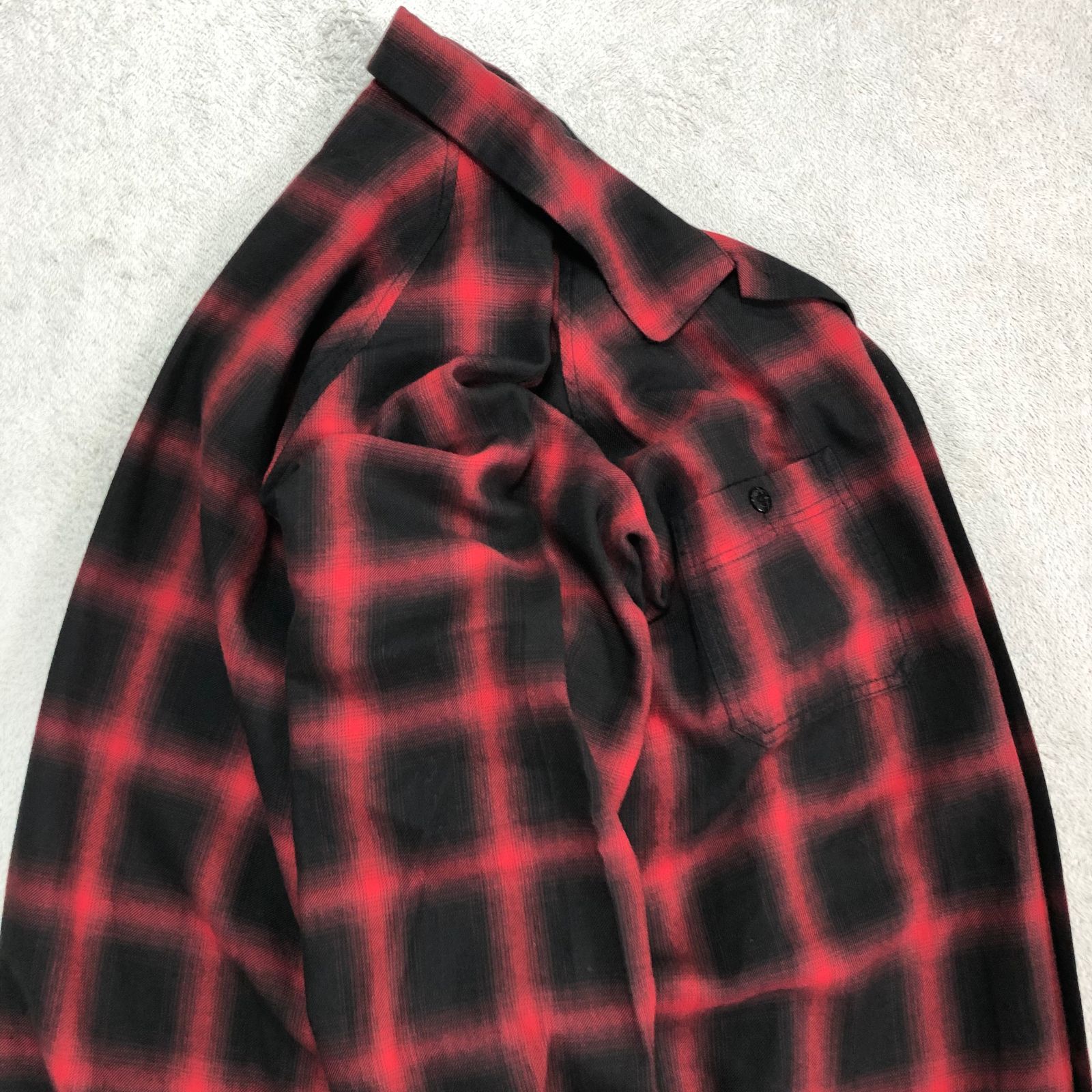 CHALLENGER L/S CHECK WORK SHIRT ワークシャツ オープンカラー