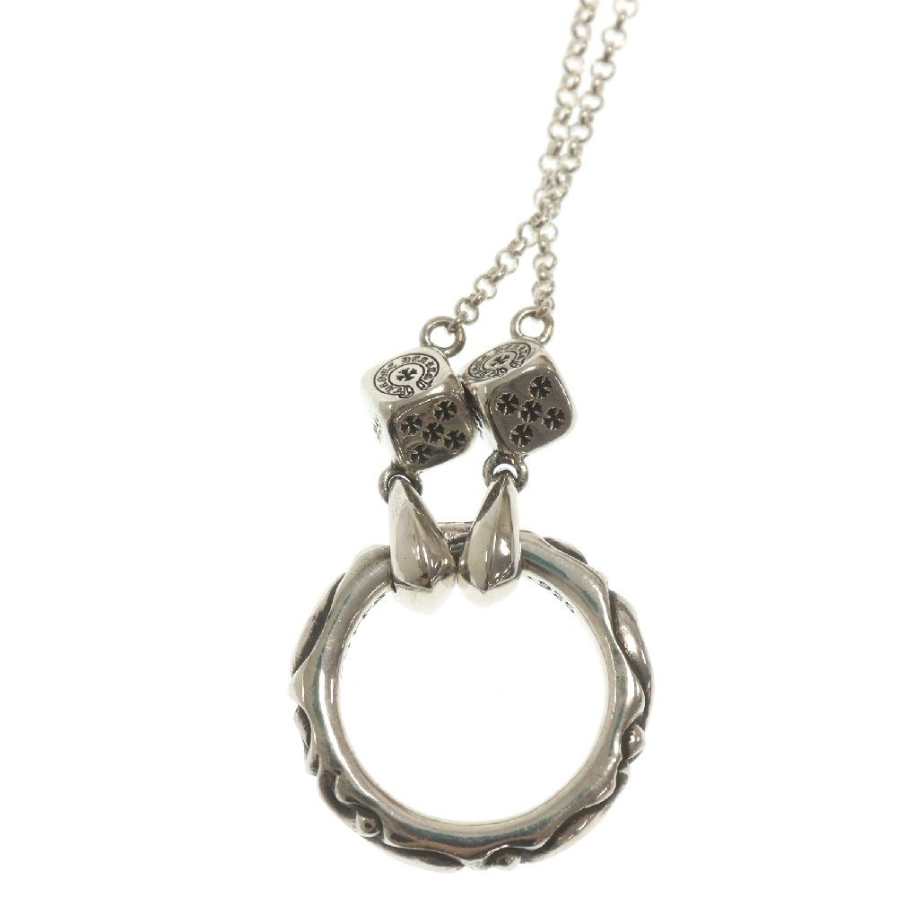 クロムハーツ アイウェアループスクロールバンド ネックレス 925 24.6g