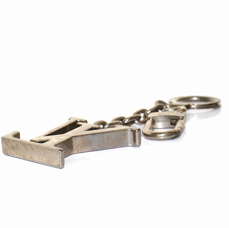 ルイヴィトン LOUIS VUITTON ポルト クレ イニシャル LV キーリング