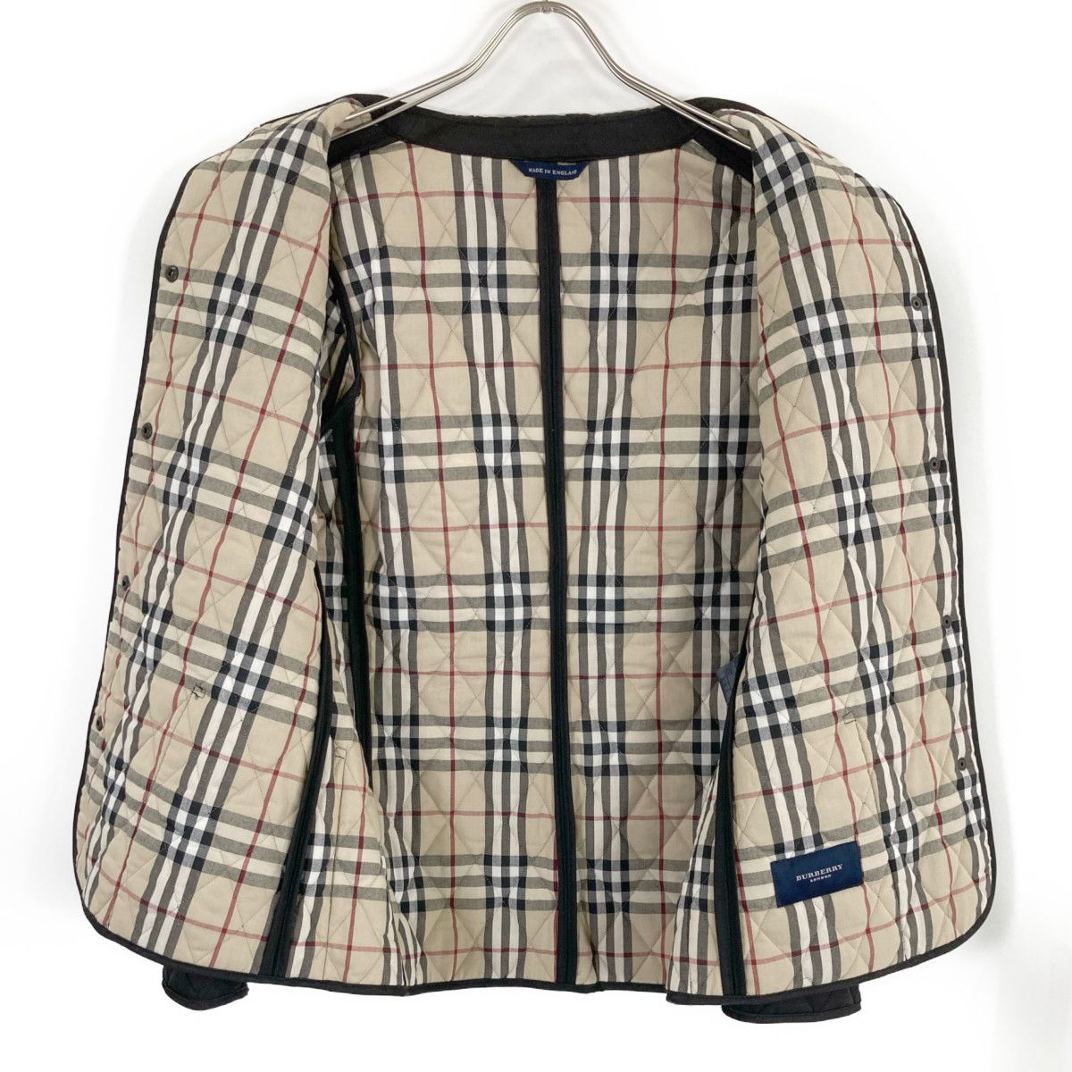 デ*ビ様 【美品】BURBERRY バーバリーロンドン 裏地メガノバチェックダウ デ*ビ様 【美品】BURBERRY バーバリーロンドン 裏地メガノバ