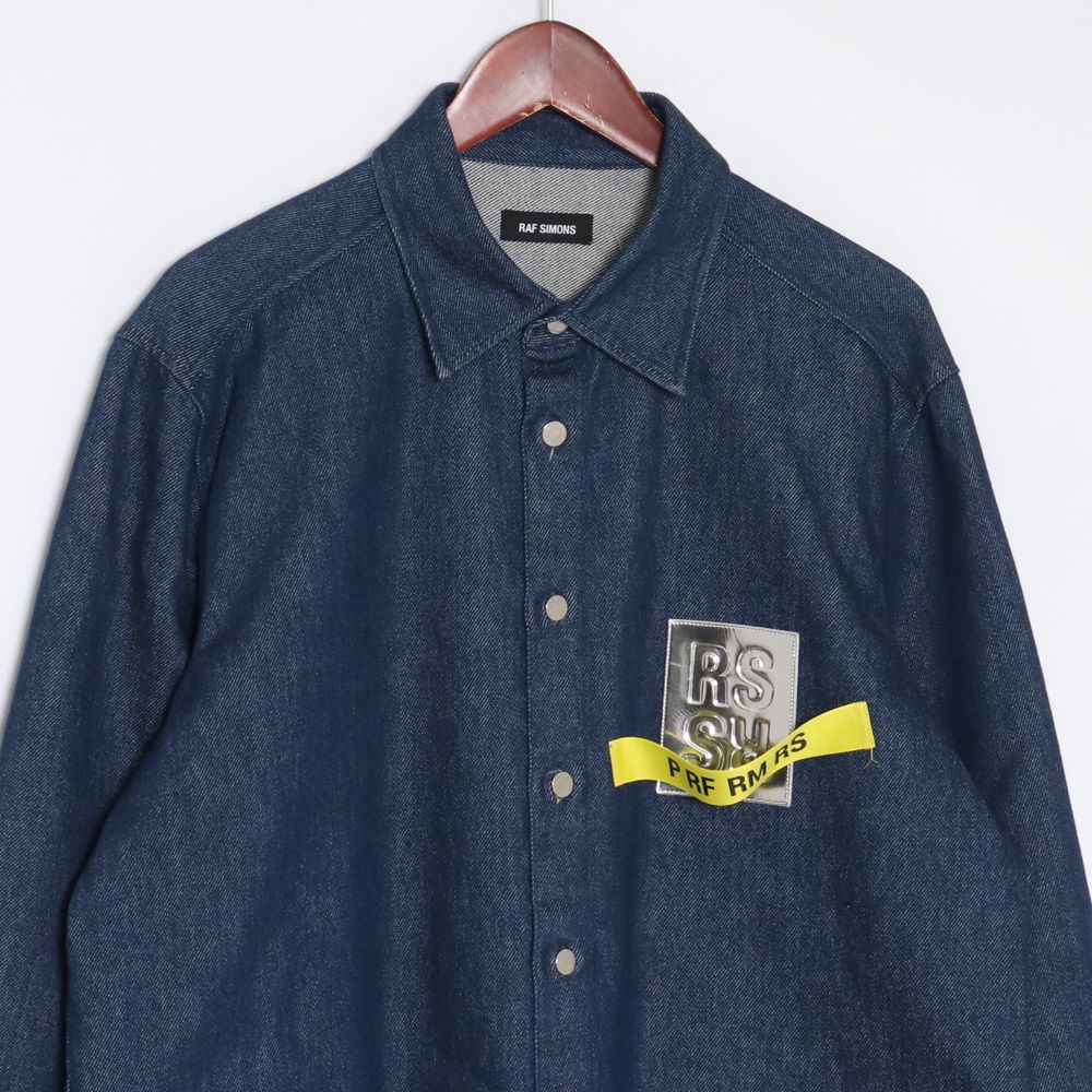 RAF SIMONS ラフシモンズCARRY OVER DENIM SHIRT Raf Simons Carry Over Denim Shirt, $681 | Nordstrom | Lookastic