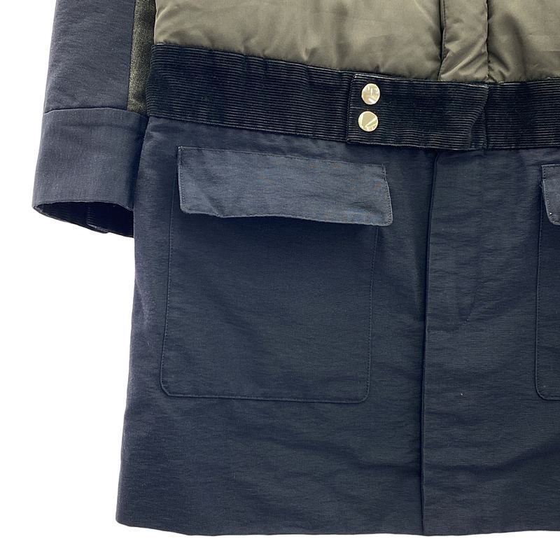 UNDER COVER / アンダーカバー | 異素材 切替 ボアカラー ドッキング  