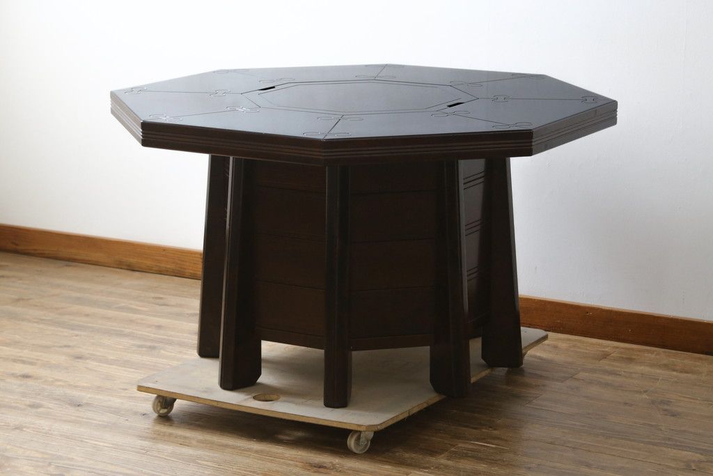 星野民藝　囲炉裏　座卓テーブル ☆事前問合せ必須☆ 星野民芸 星野民藝 八角炉 中古 桜材 囲炉裏