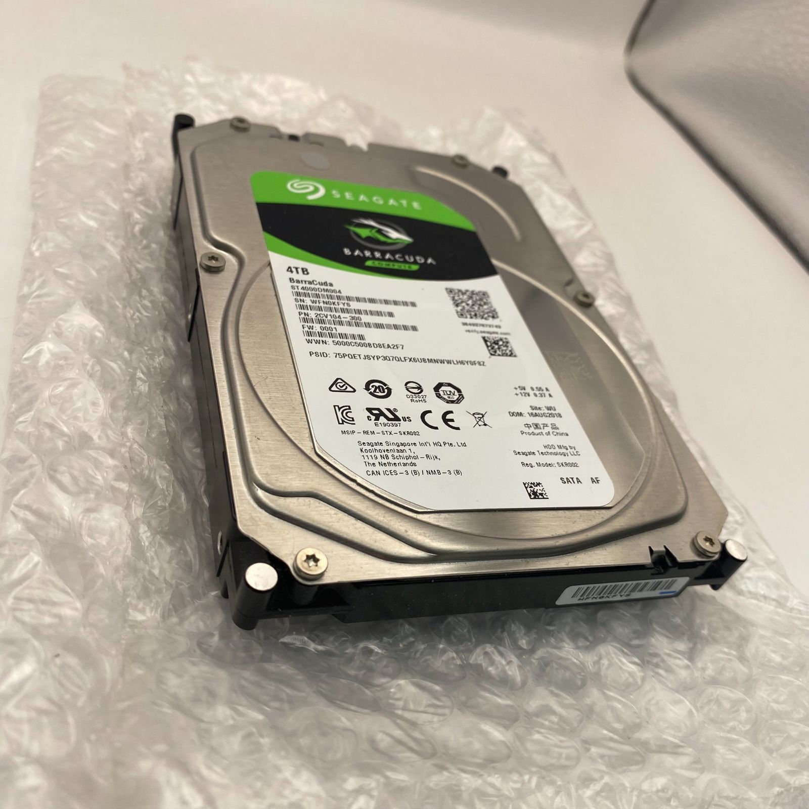 外付けハードディスク・ドライブ Seagate Barracuda 4TB HDD BarraCuda（Seagate） Seagate シーゲート 4TB 3.5インチ