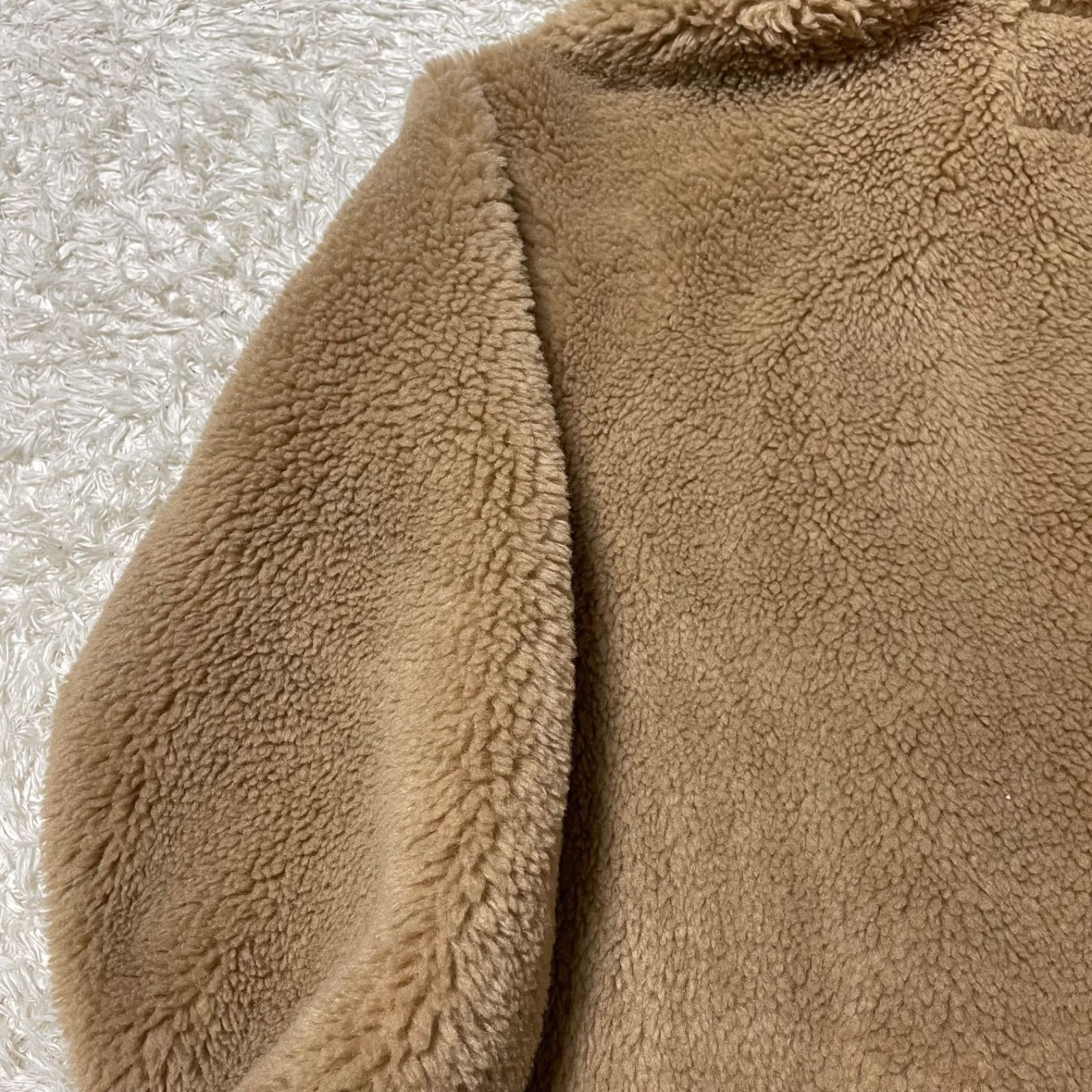 フード付 ボアブルゾン